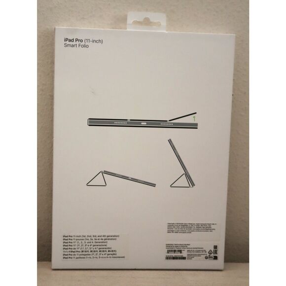 Apple Smart Folio Case for iPad Pro 11" (4th/3rd Gen) - Black MJM93ZM/A - Picture 2 of 9